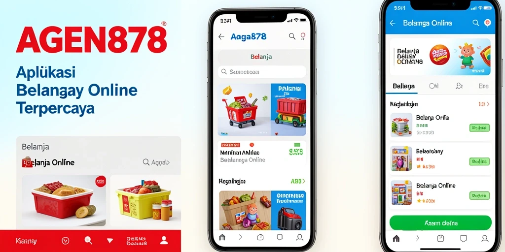 Antarmuka AGEN878 menampilkan berbagai produk dengan jelas dan menarik.