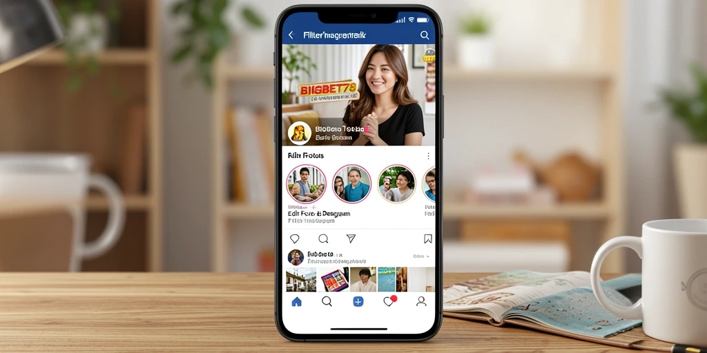 Screenshot utama aplikasi BIGBET78 menunjukkan antarmuka pengguna yang intuitif dan filter yang beragam.