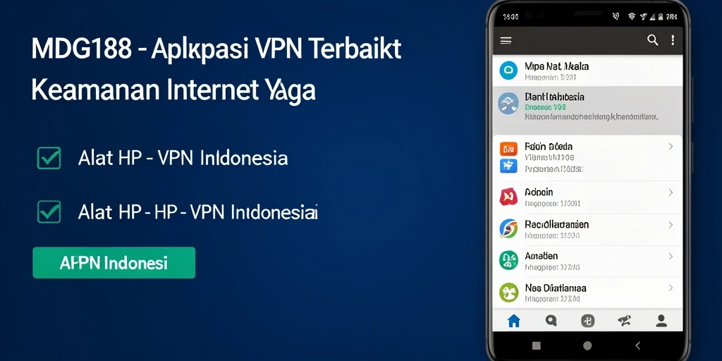 Antarmuka MDG188 yang ramah pengguna dan fungsional.