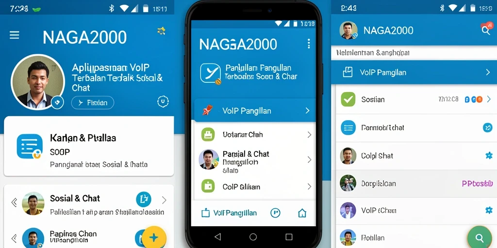 Tampilan antarmuka NAGA2000 yang sederhana dan fungsional.