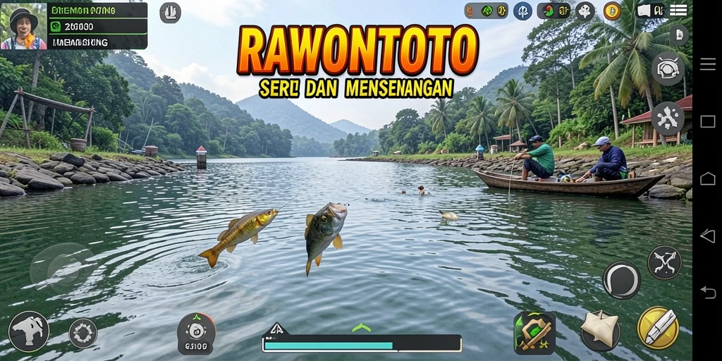 Antarmuka permainan RAWONTOTO yang menarik dan intuitif.